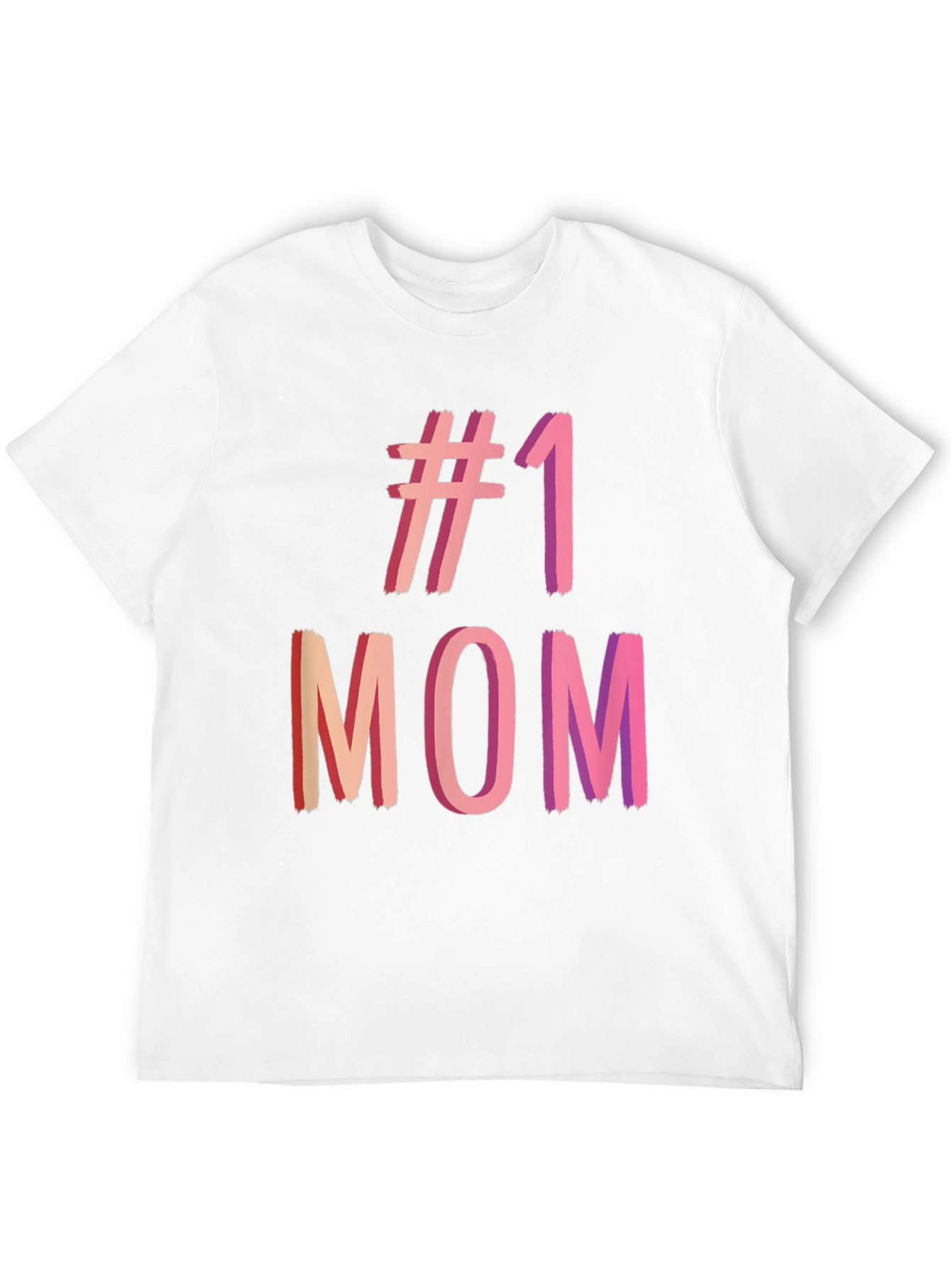 #1 Mom Graphic Tee - Black T-Shirt
