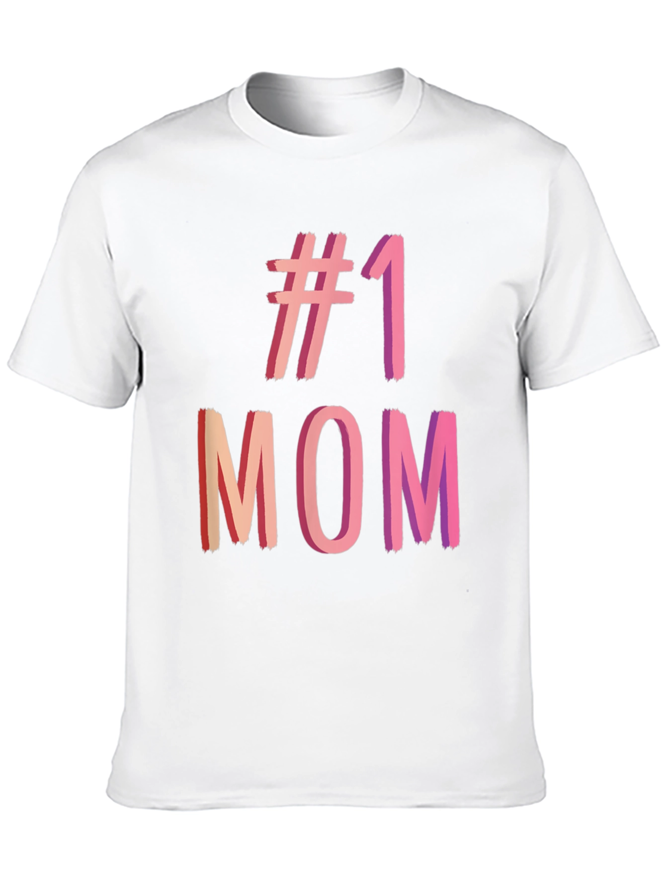#1 Mom Graphic Tee - Black T-Shirt