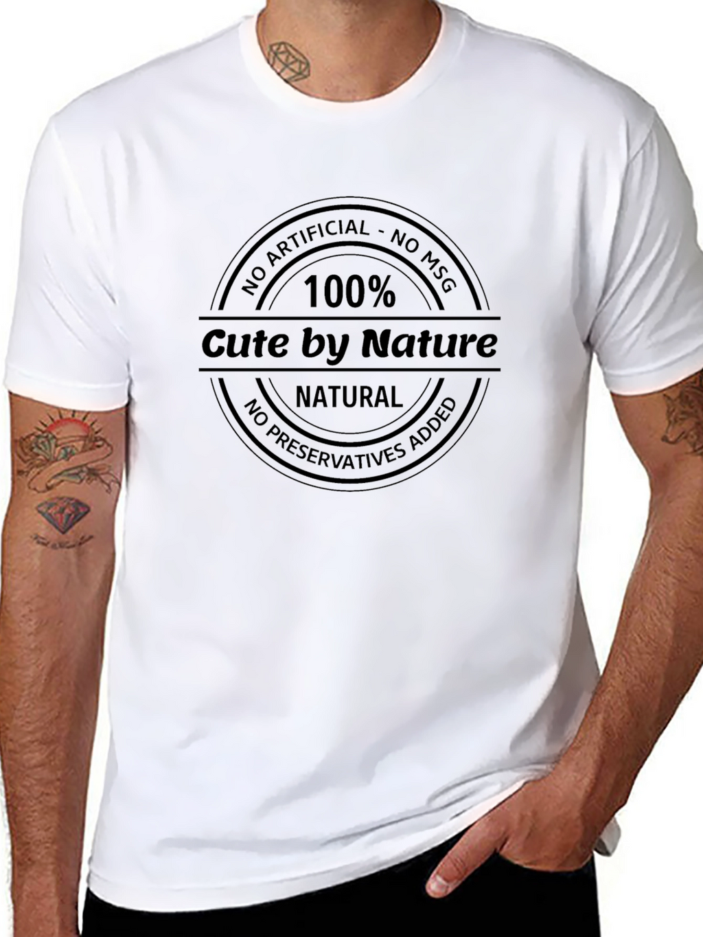 100% Cute by Nature Graphic Tee