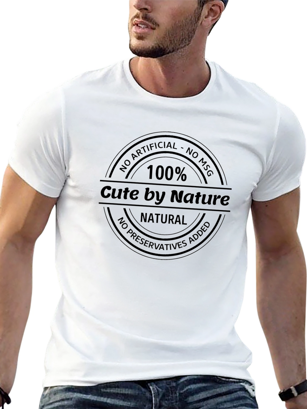 100% Cute by Nature Graphic Tee