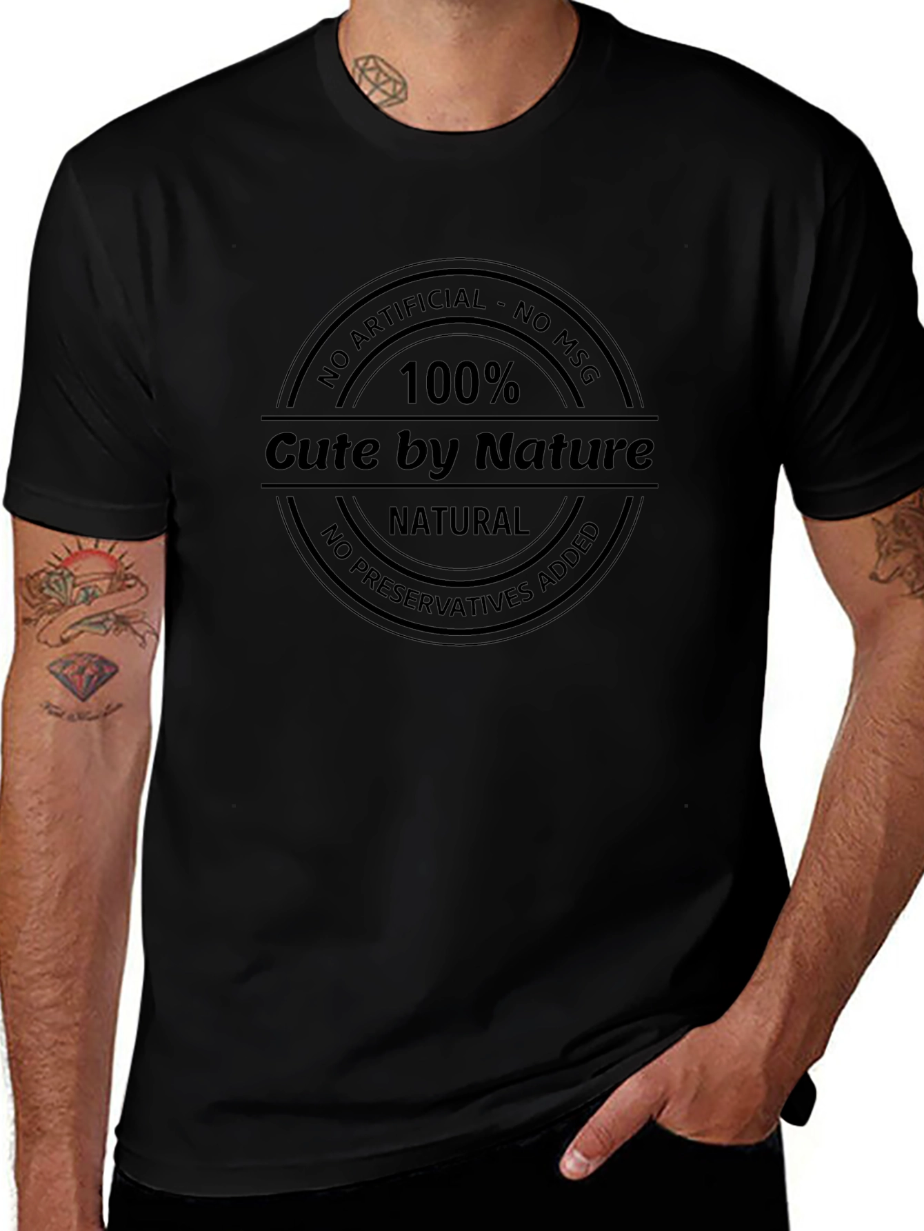 100% Cute by Nature Graphic Tee