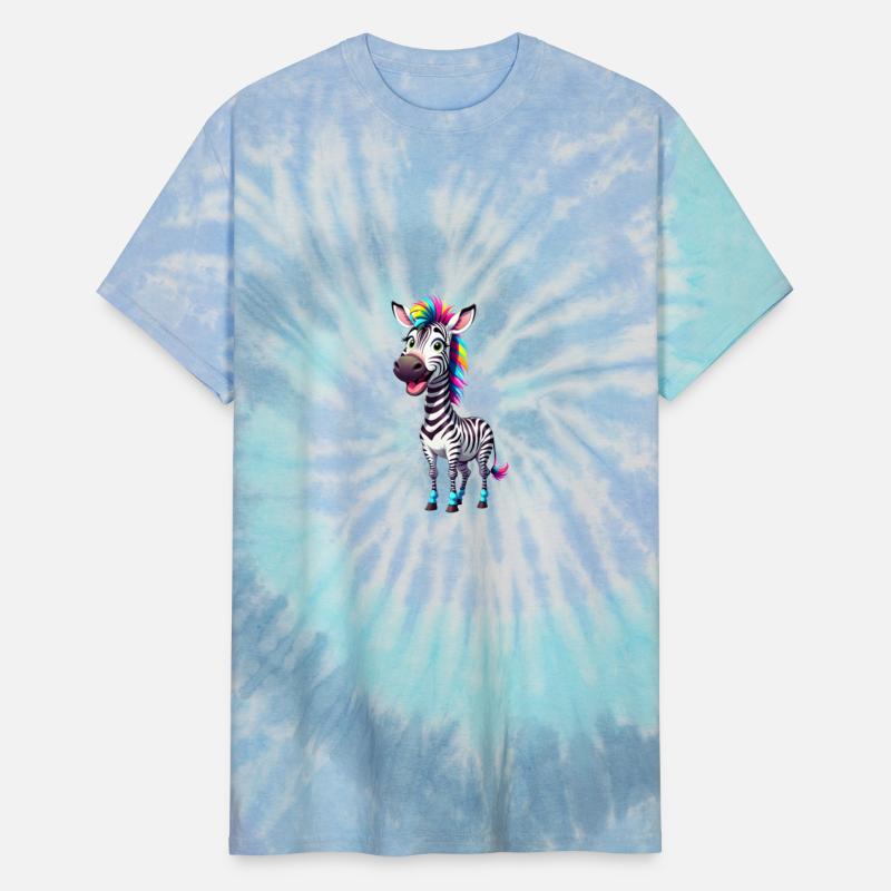 A Cartoonish Zebra in a Playful Pose