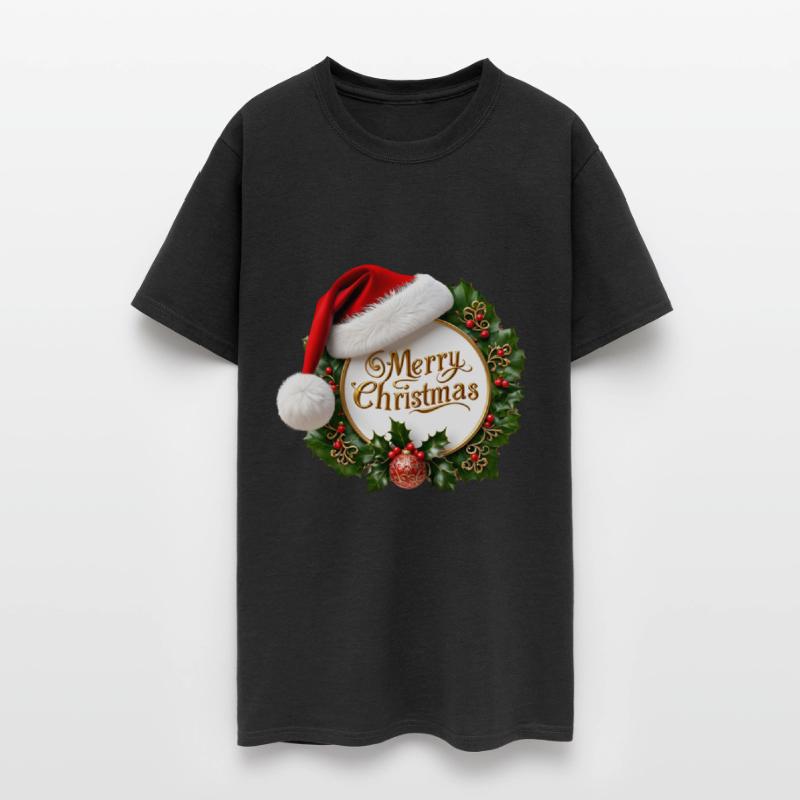 A festive Christmas wreath