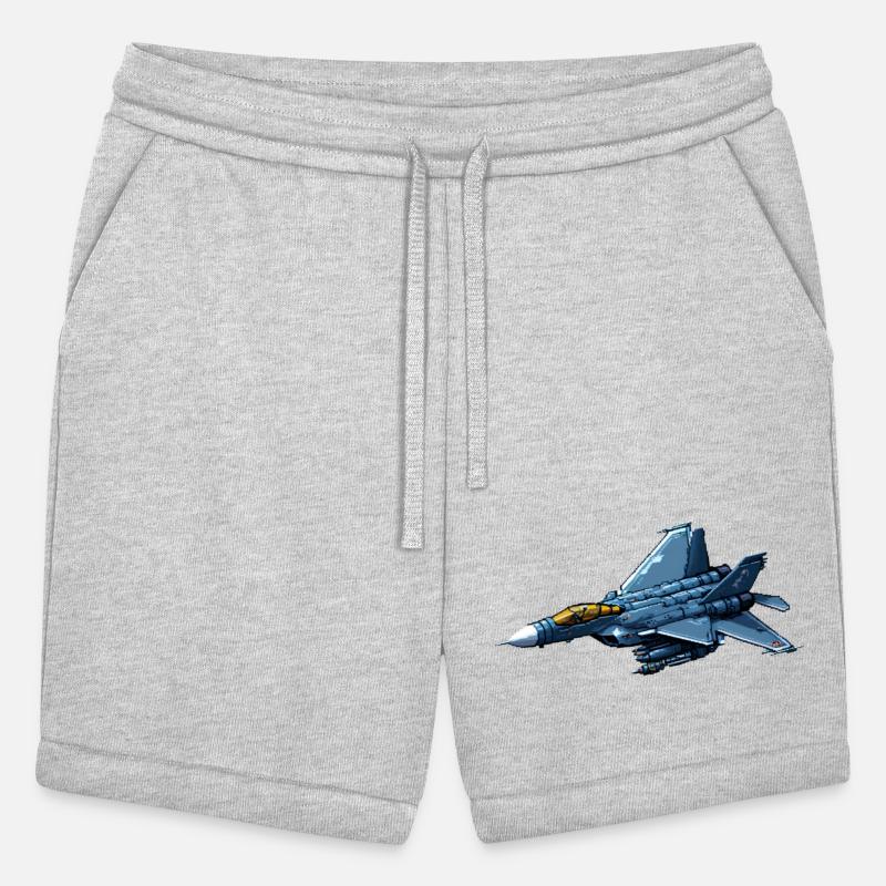 A pixel art of a air fighter