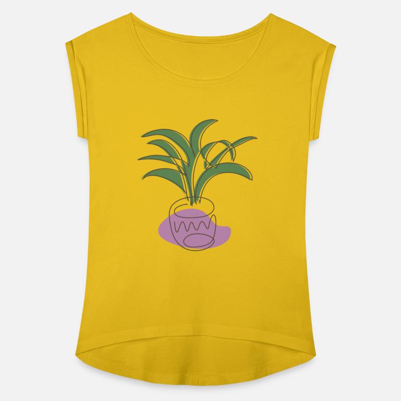 Abstract sketch home plant continuous line drawing