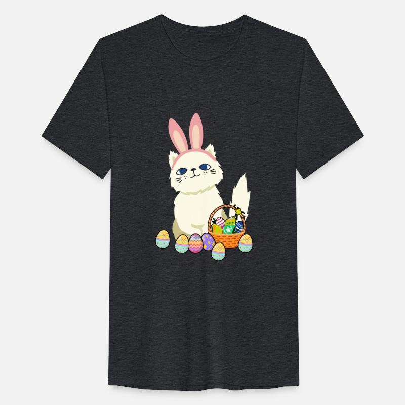 Adorable Cat Bunny Ears Rabbit Easter Eggs