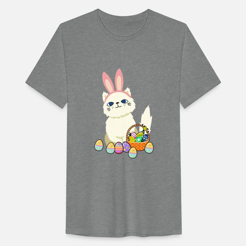 Adorable Cat Bunny Ears Rabbit Easter Eggs