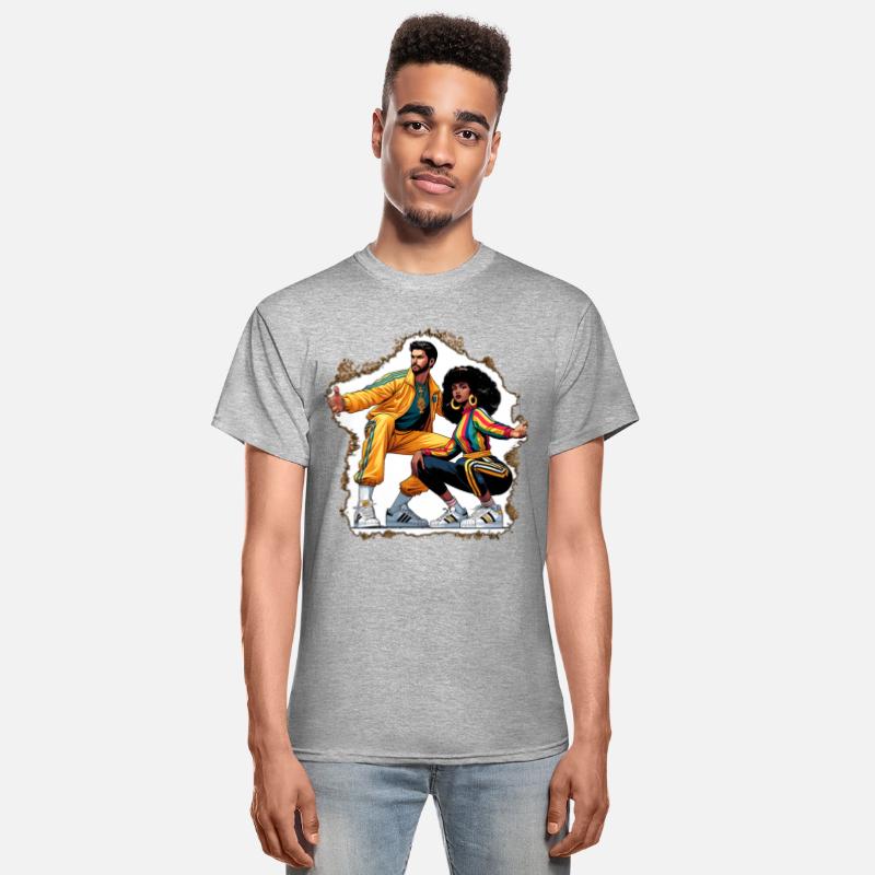 AI 1980s B-Boy & FlyGirl Stance