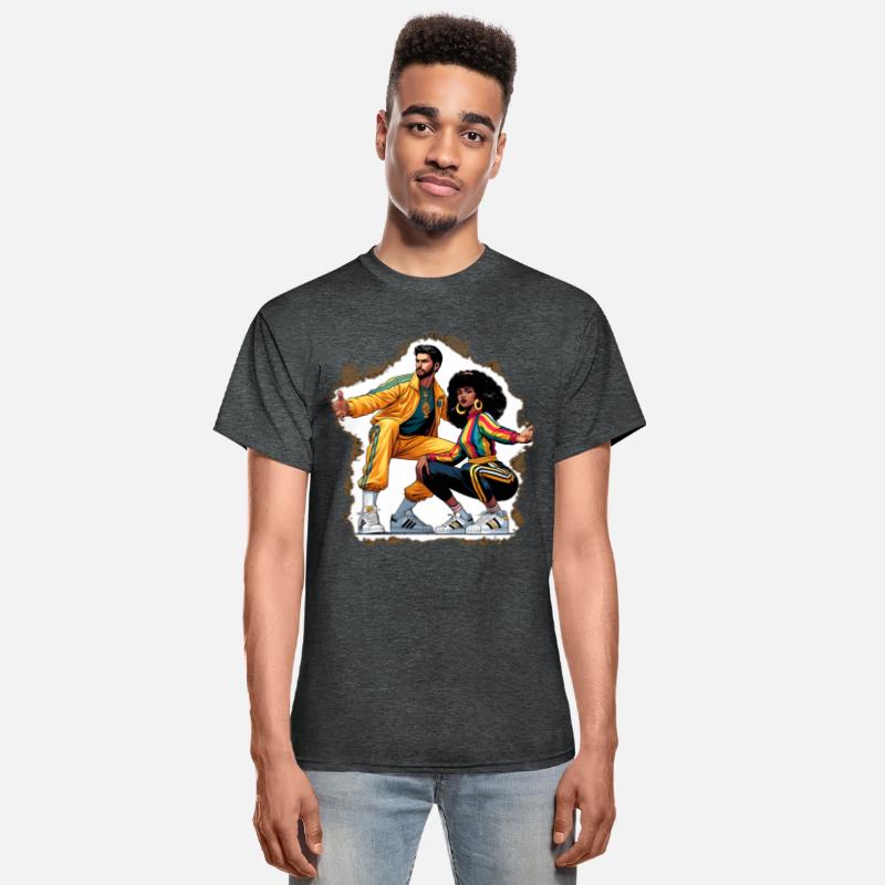 AI 1980s B-Boy & FlyGirl Stance