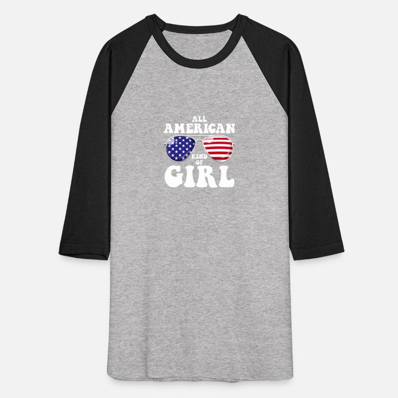 All American Kind Of Girl USA Flag 4th Of July