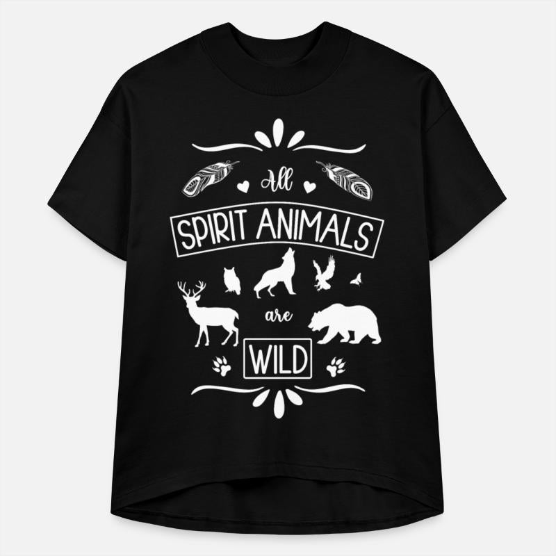 All spirit animals are wild - cool graphic design.