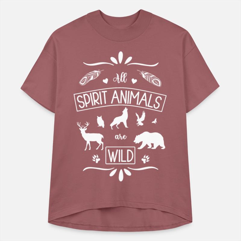 All spirit animals are wild - cool graphic design.
