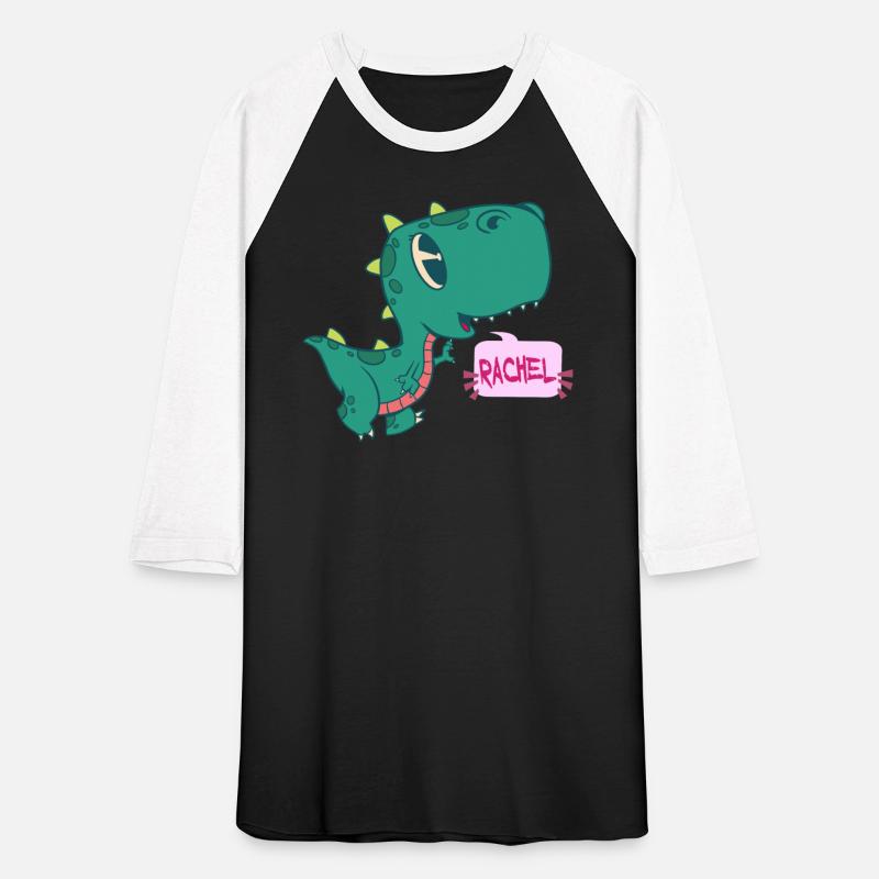 AMBER - Lovely girl name with cute dinosaur