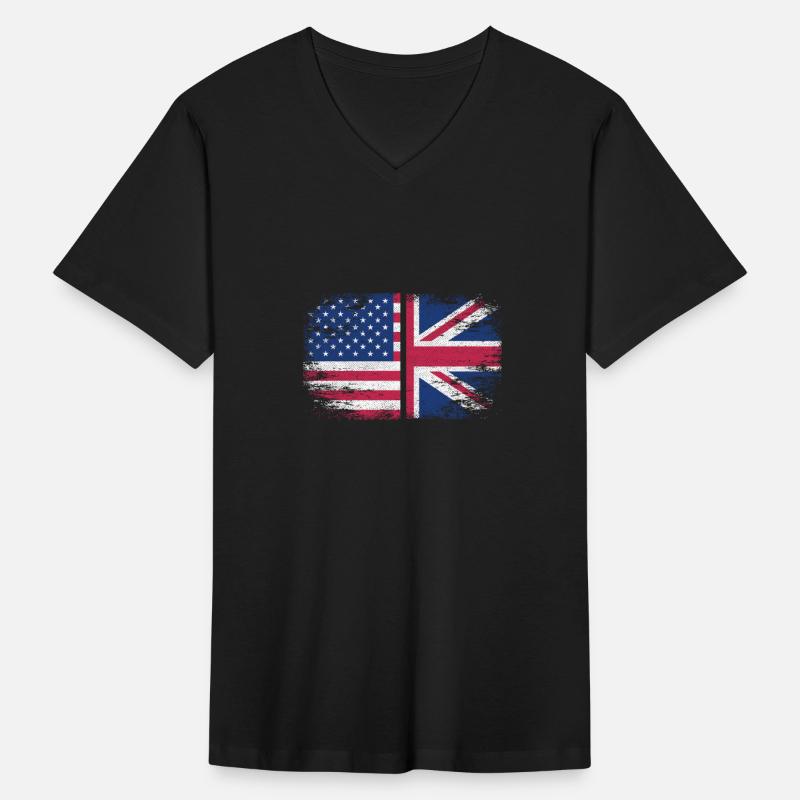 American British Flag Us Uk Vintage Great Britain
