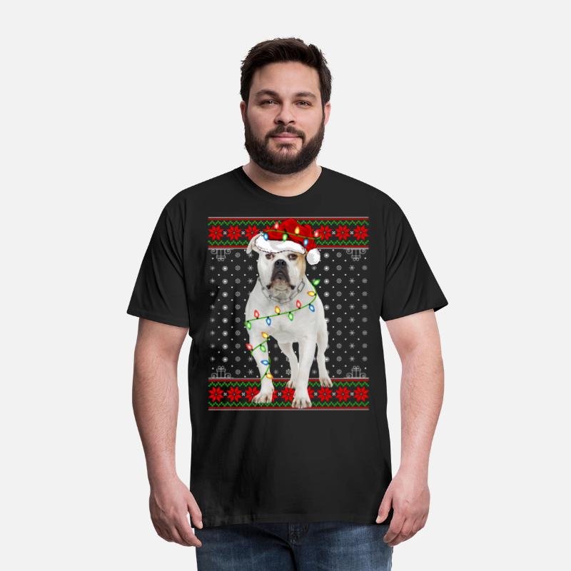American Bulldog Ugly Christmas