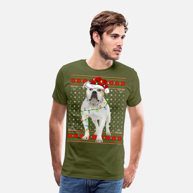 American Bulldog Ugly Christmas