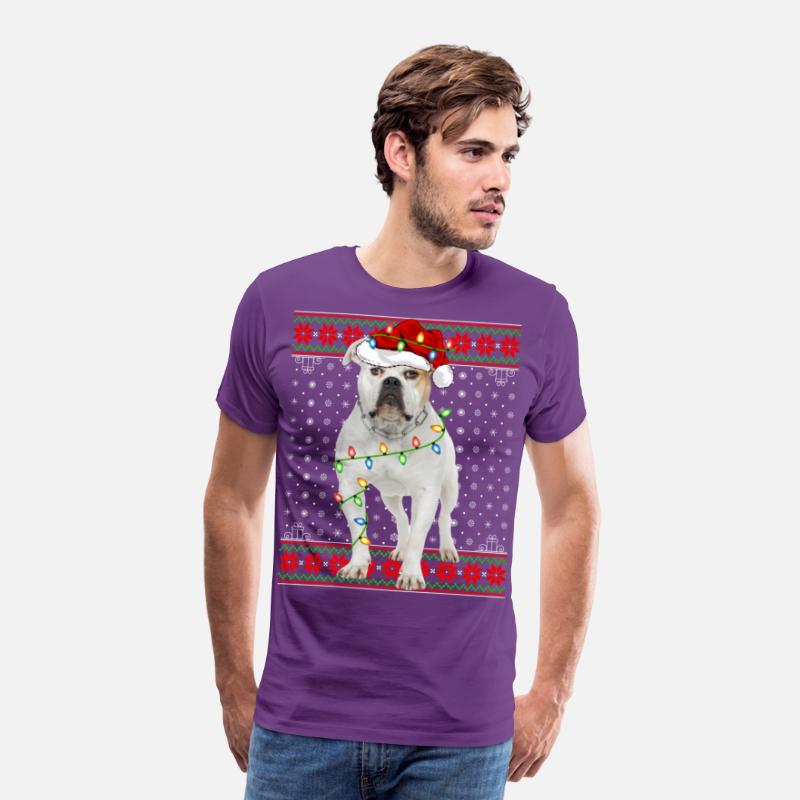 American Bulldog Ugly Christmas