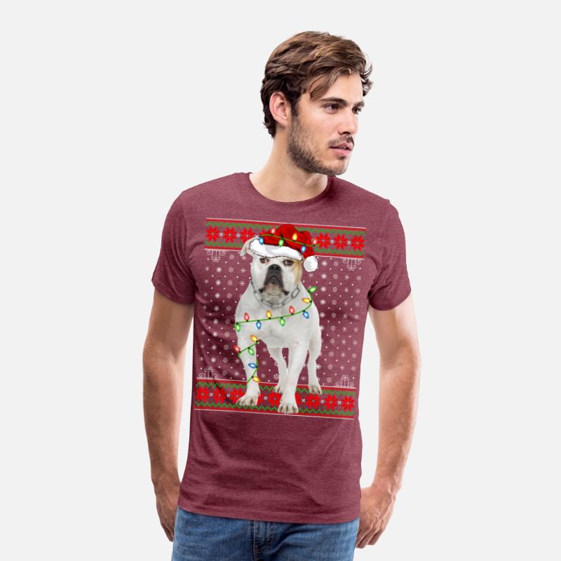 American Bulldog Ugly Christmas