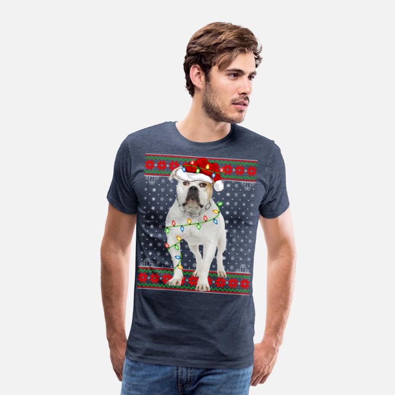 American Bulldog Ugly Christmas
