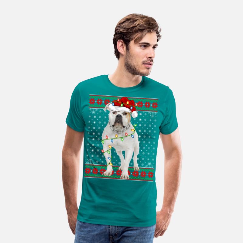 American Bulldog Ugly Christmas