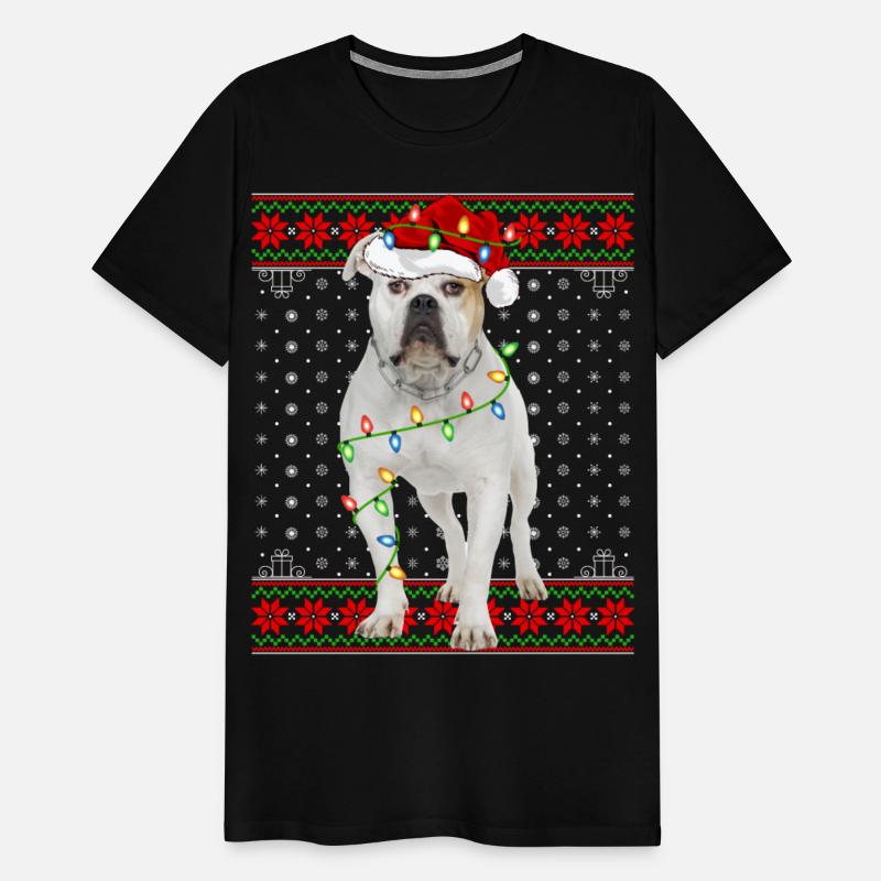 American Bulldog Ugly Christmas
