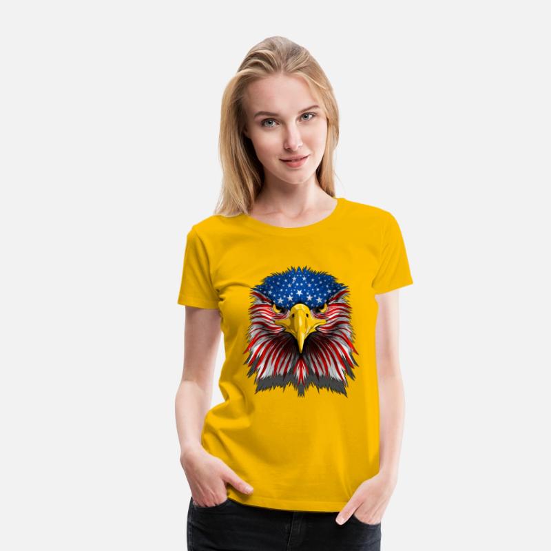 American Flag Bald Eagle Patriotic 4th of July USA