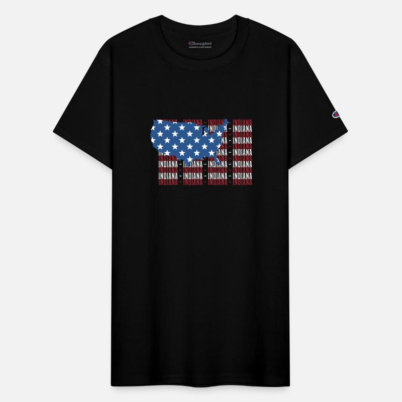 American Flag Indiana City Patriotic