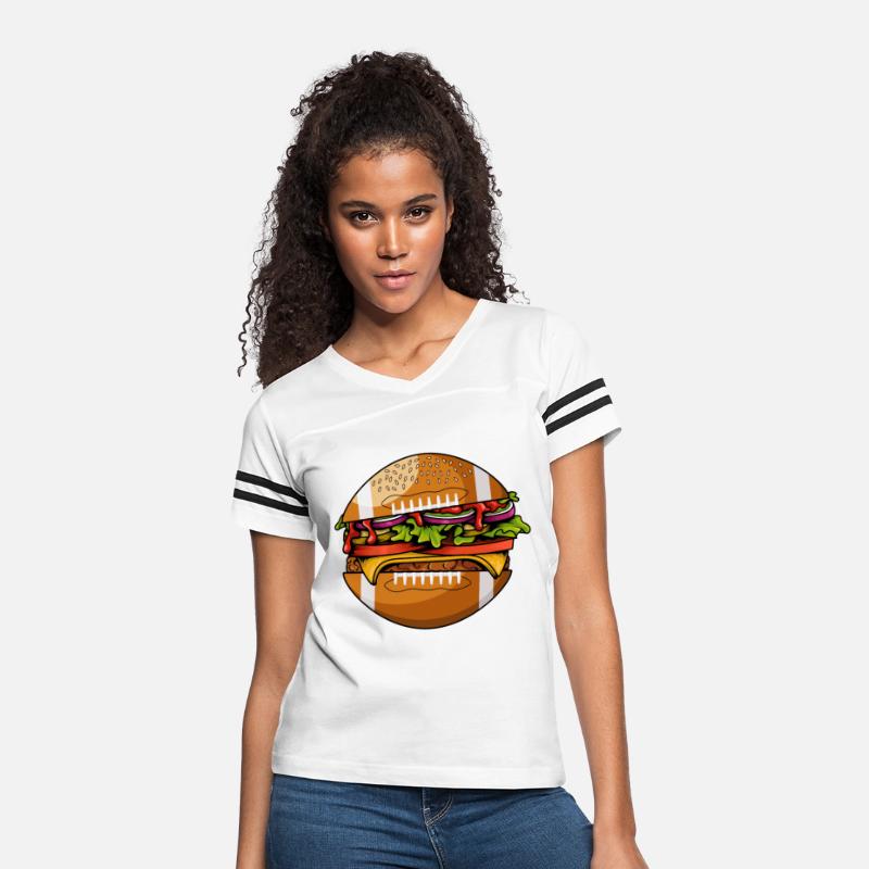American Football Burger Hamburger Cartoon Fan