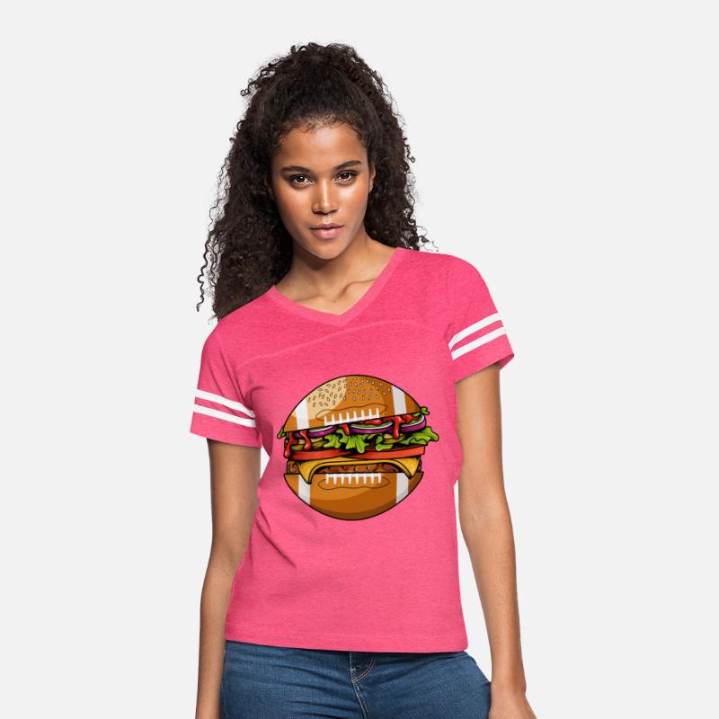 American Football Burger Hamburger Cartoon Fan
