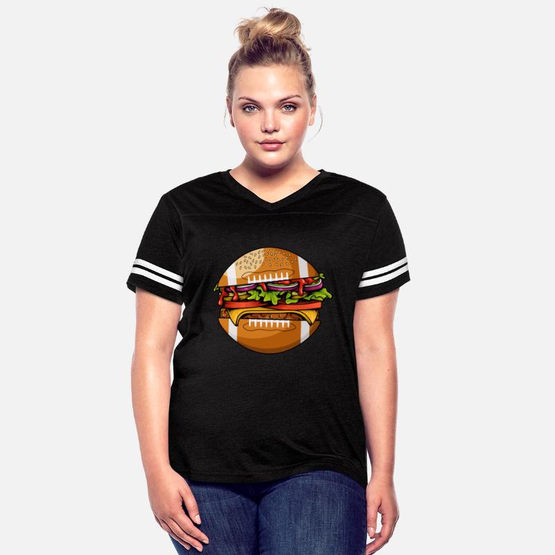 American Football Burger Hamburger Cartoon Fan