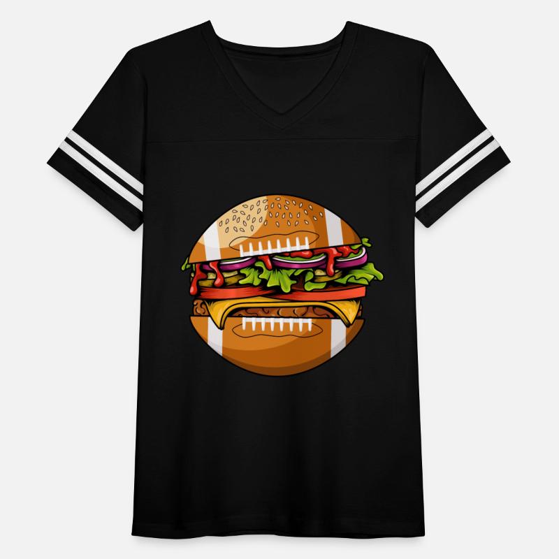 American Football Burger Hamburger Cartoon Fan
