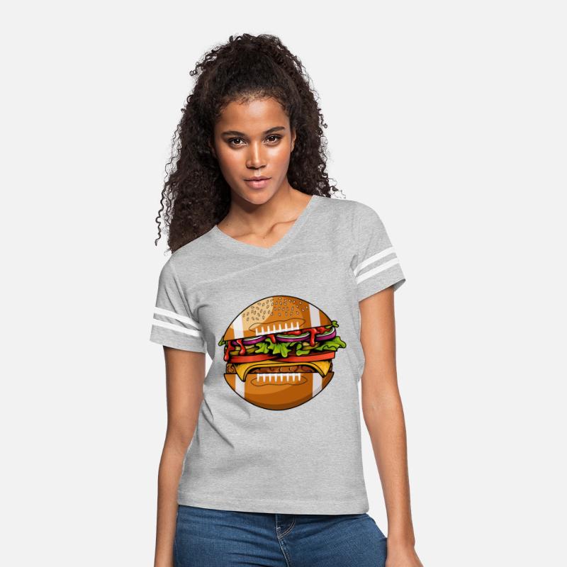 American Football Burger Hamburger Cartoon Fan