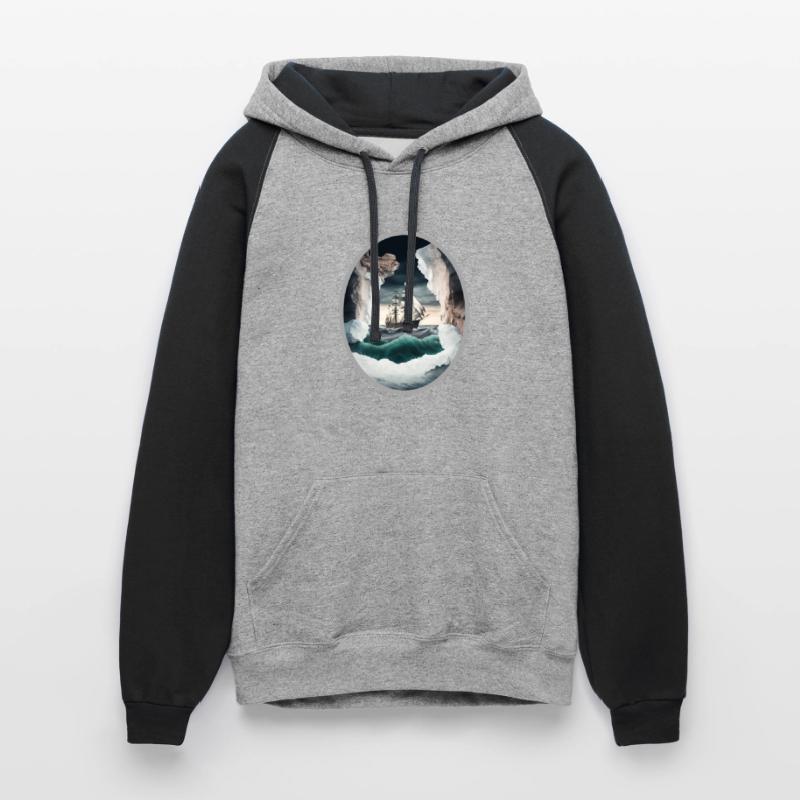 An Old Ship Battling the Elements