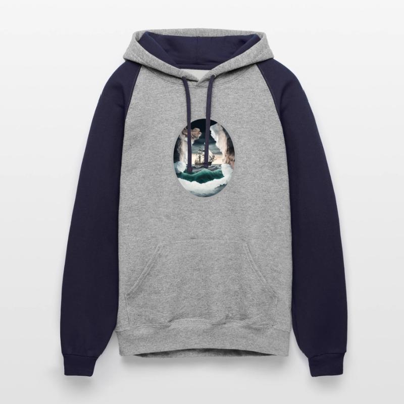 An Old Ship Battling the Elements