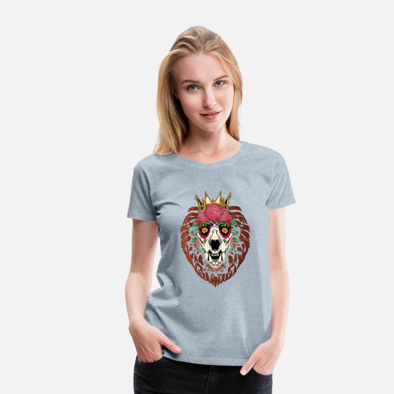 Animal Lion Floral Muertos Day Of Dead Halloween