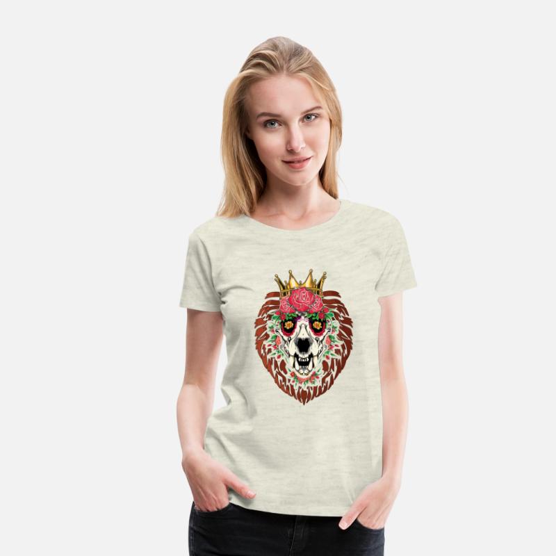 Animal Lion Floral Muertos Day Of Dead Halloween
