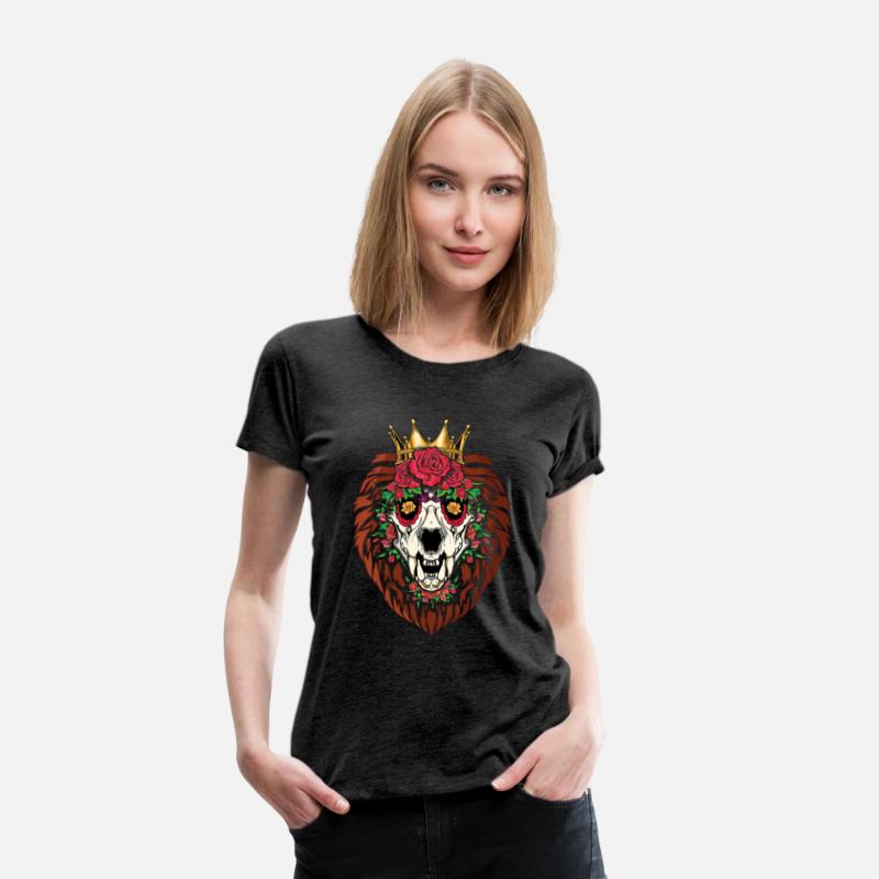 Animal Lion Floral Muertos Day Of Dead Halloween