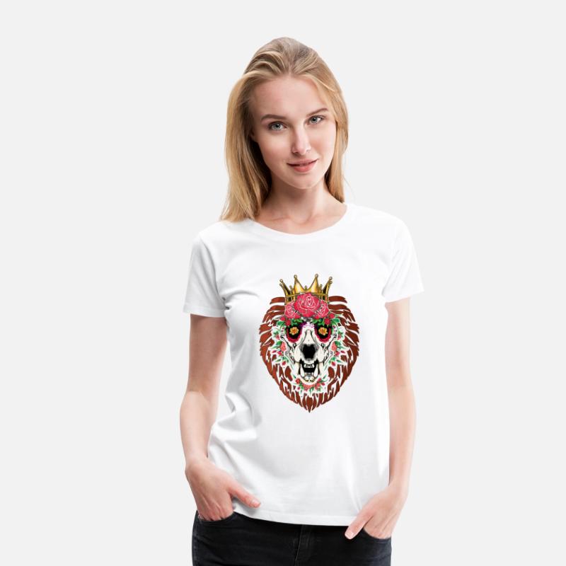 Animal Lion Floral Muertos Day Of Dead Halloween