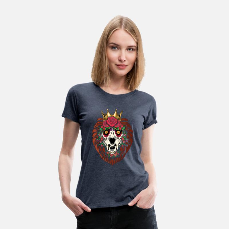 Animal Lion Floral Muertos Day Of Dead Halloween