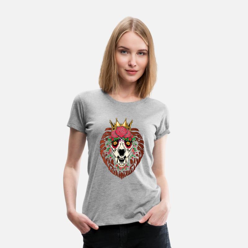 Animal Lion Floral Muertos Day Of Dead Halloween