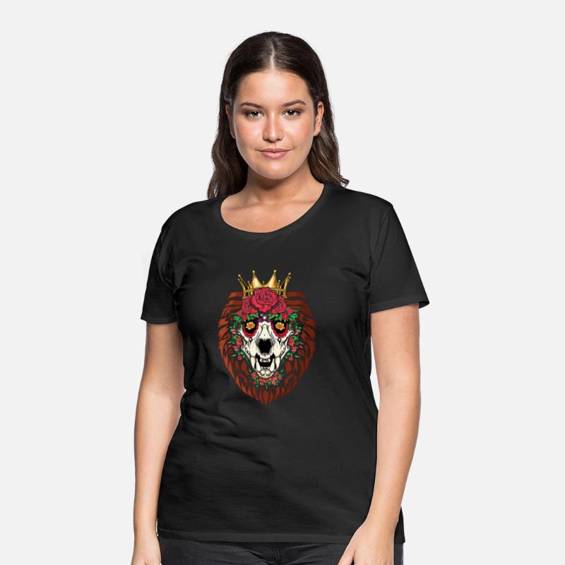 Animal Lion Floral Muertos Day Of Dead Halloween