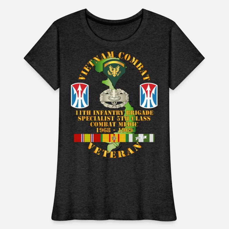 Army Vietnam Combat Vet 11th Inf Bde SSI Spec 5 Cb