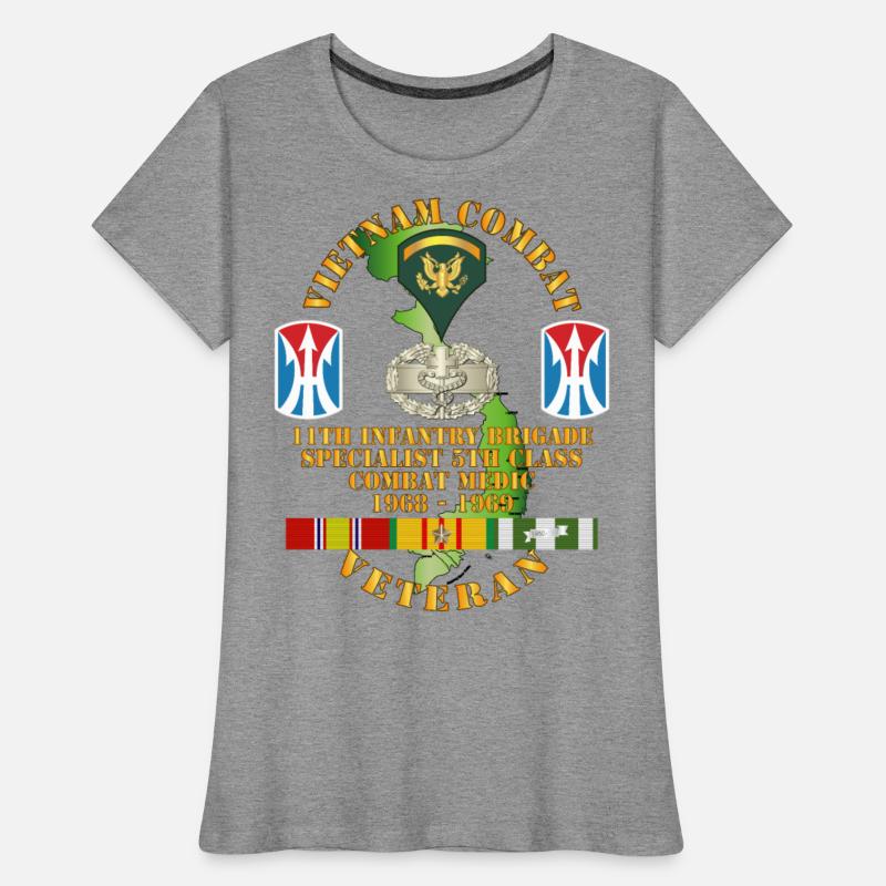 Army Vietnam Combat Vet 11th Inf Bde SSI Spec 5 Cb