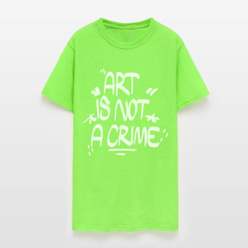 Art Is Not A Crime Graffiti Street Art Handstyle H