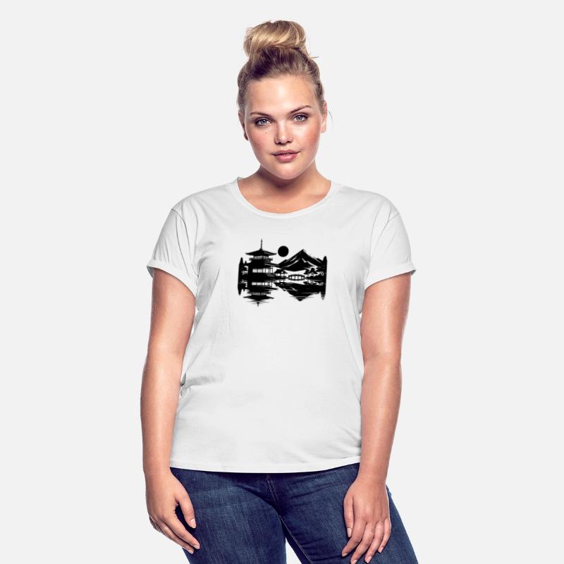 Asian Sunset Japanese Landscape