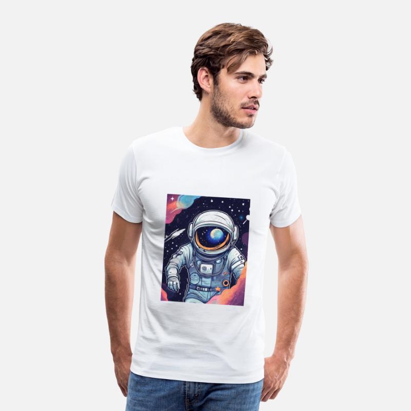 Astronaut exploring the cosmos.