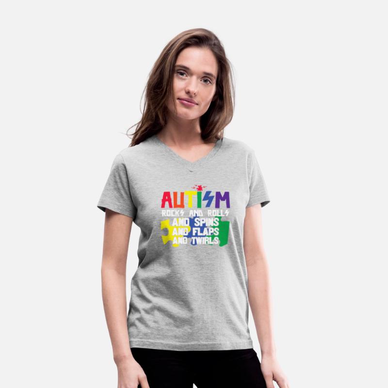 Autism Rocks n Rolls Spins Flaps Twirls