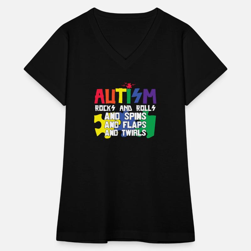 Autism Rocks n Rolls Spins Flaps Twirls