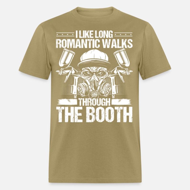 Automotive Car Painter Walks Booth Vehicle Sprayer