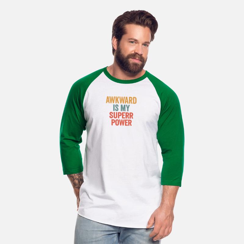 Awkward Superpower Colorful Quote Tee